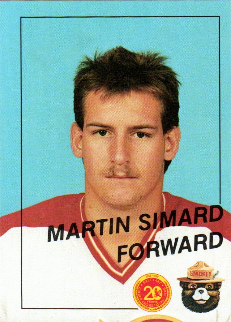 Martin Simard 1988-89 Salt Lake Golden Eagles