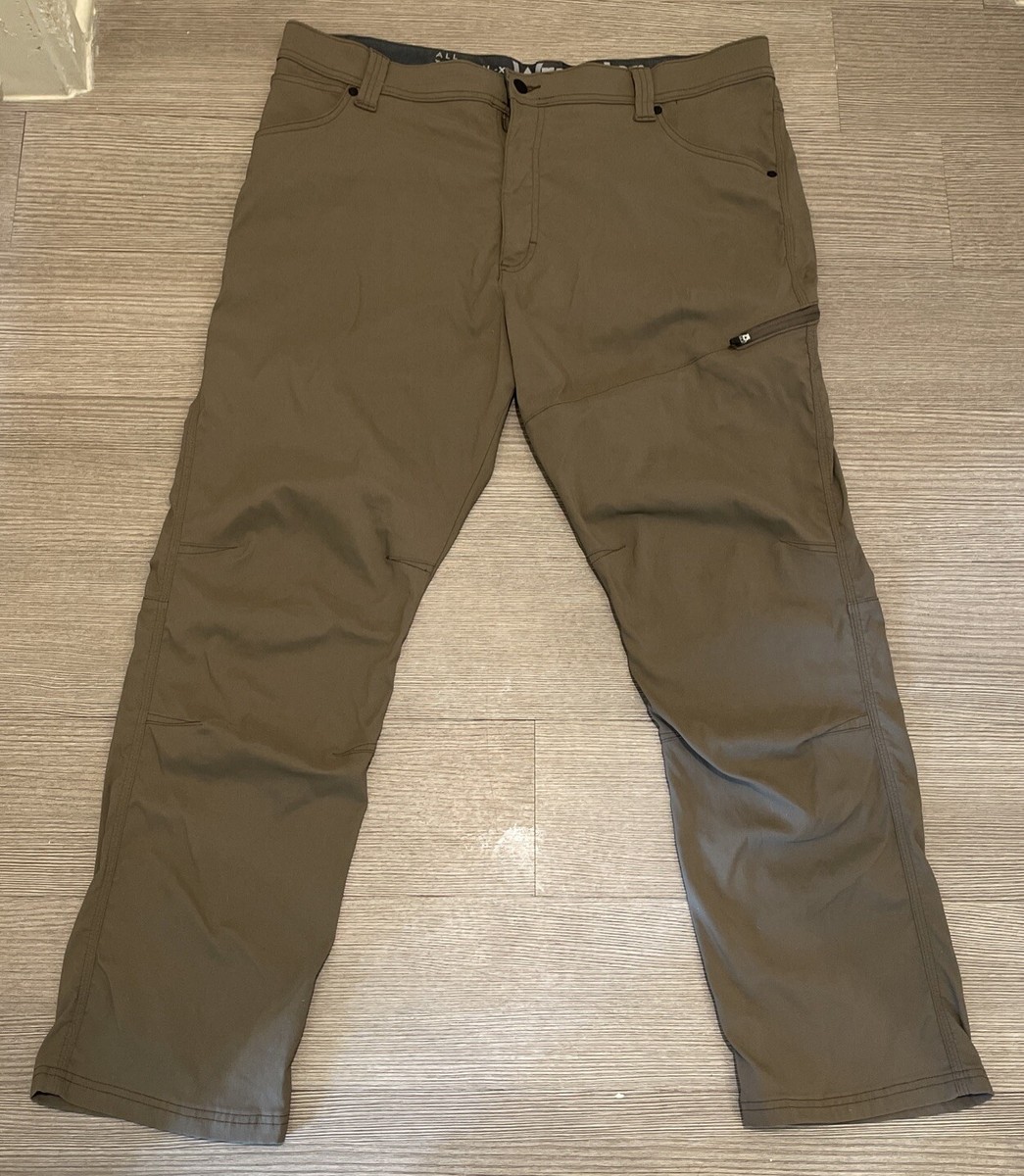 Wrangler All Terrain Gear ATG X Pants Mens 40x30 Brown Nylon Hiking Outdoor  | eBay