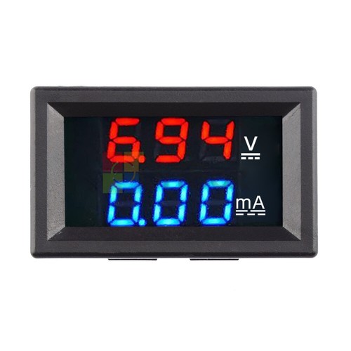 DC 100V 1A Voltmeter Ammeter Dual LED Amp Dual Digital Volt Meter Tester Gauge - Picture 5 of 26