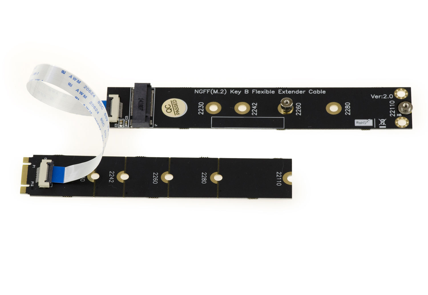 Riser M.2 B Key Morbida - Lunghezza 15 E 20cm Per Porta M2 B O B+M Key