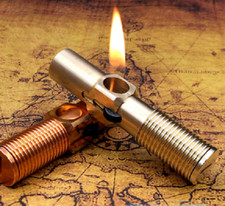 New Pure Brass Cigarette Cigar Lighter Retro Kerosene Lighter Gift Collect