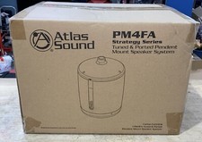 AtlasIED 4 In 2 Way Pendant Mount Speaker with 70.7V 16W Transformer Black