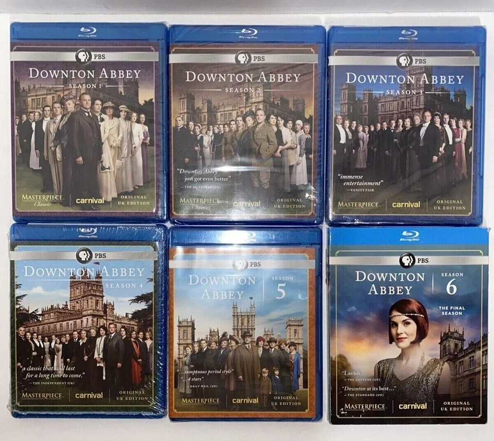 Downton Abbey Complete Series Blu-ray Collection US Edition PBS Seasons 1-6 NEW Foto 2 de 4
