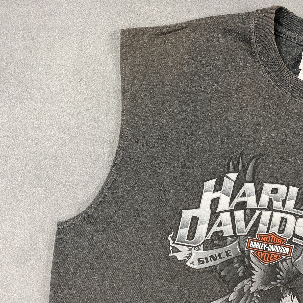 y2k❤️ Harley-Davidson ロゴ 透かし カモ タンクトップ y2k❤️ Harley-Davidson ロゴ 透かし カモ タンクトップ - メルカリ
