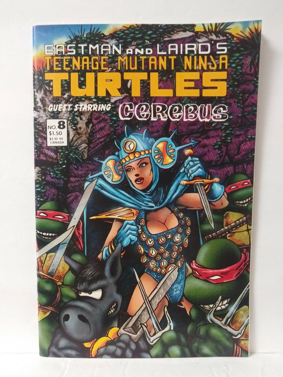 Teenage Mutant Ninja Turtles #8 1st Meeting Between TMNT & Cerebus
