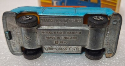 MATCHBOX LESNEY SUPERFAST VW Volkswagen T2 Camper Combi #23 Blue