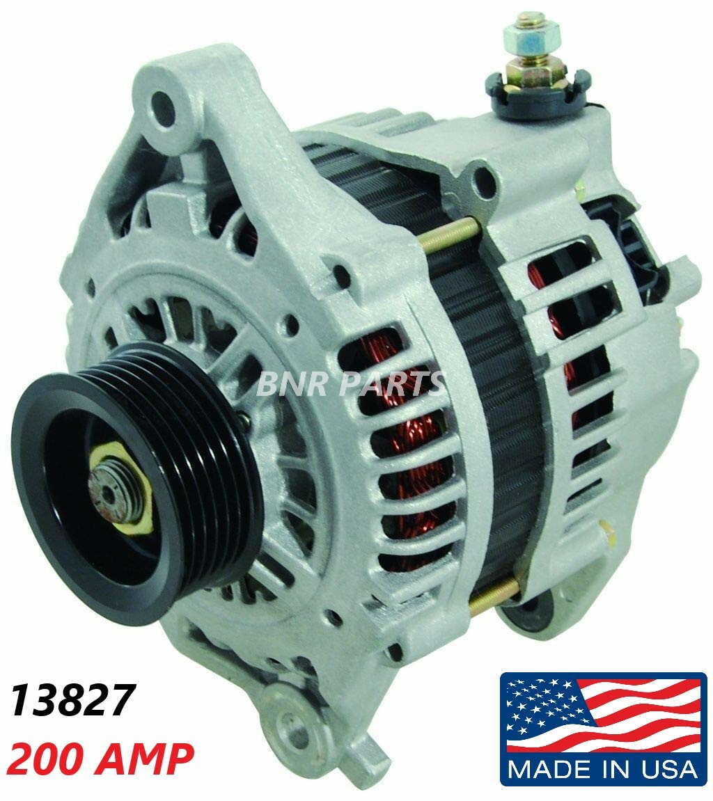 200 AMP 13827 Alternator fits Nissan Sentra High Output