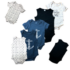 Infant Newborn Baby Suit Romper Bodysuit Outfits Clothes 100 % Organic Cotton.