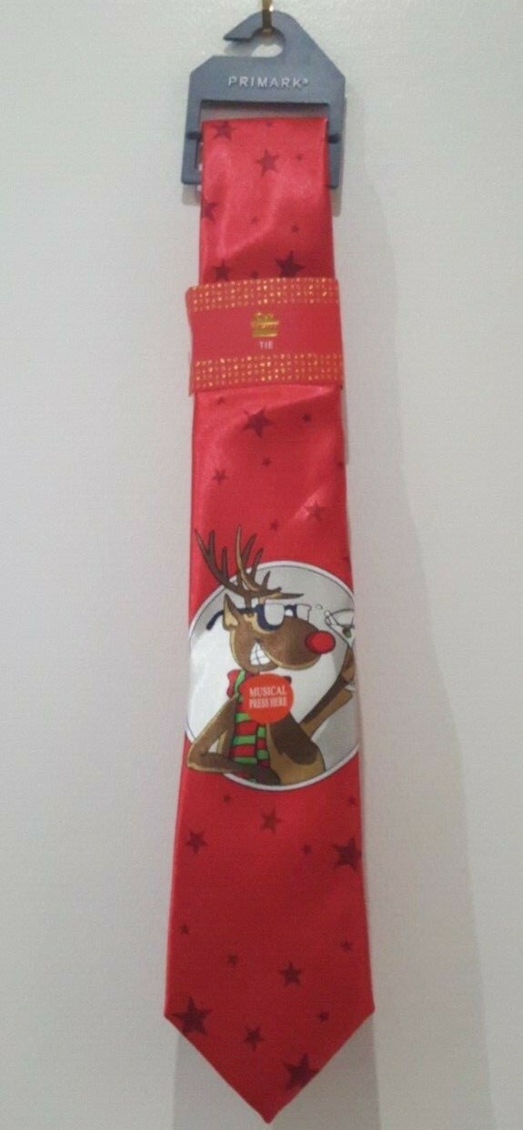 MEN'S CHRISTMAS FESTIVE PARTY TIES PATTERNED & MUSICAL TIE PRIMARK eBay