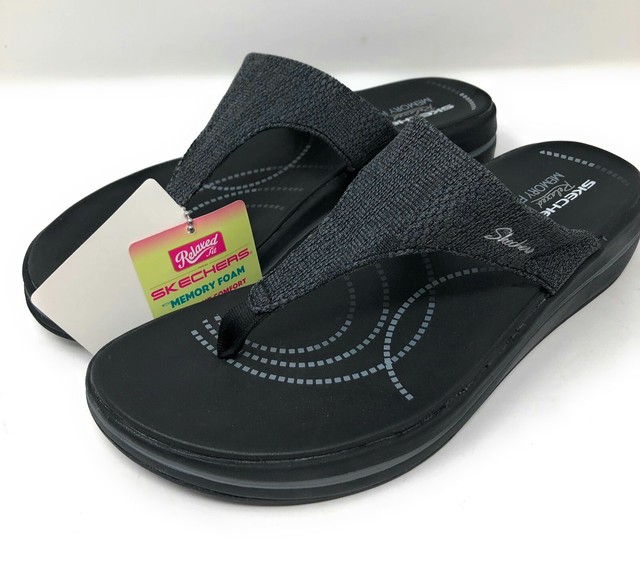 skechers memory foam sandal