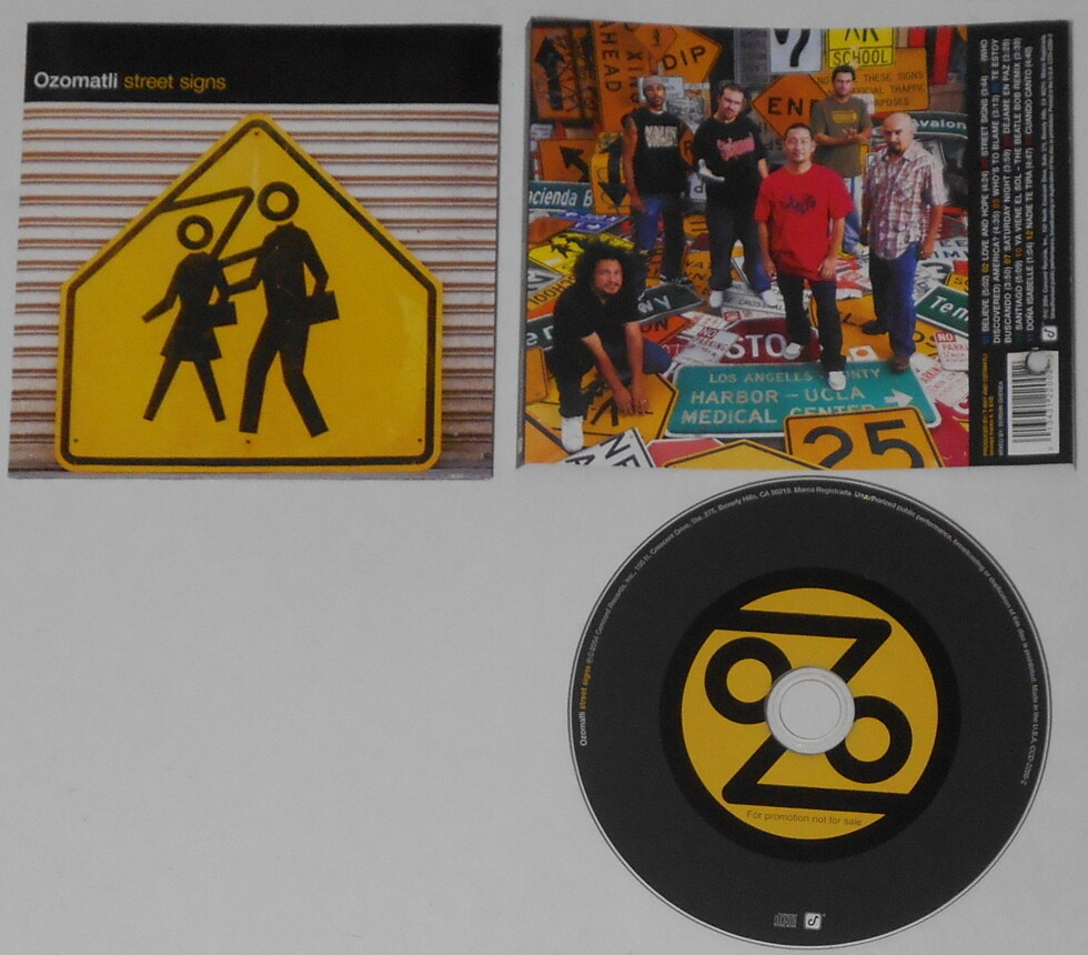 Ozomatli Street Signs U.S promo label cd eBay
