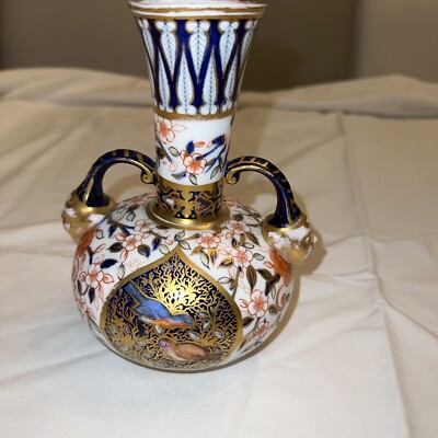 Royal Crown Derby◇壷・花瓶/WHT 花瓶 Crown Derby Vintage Royal