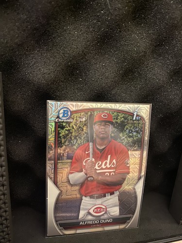 2023 Bowman Chrome 1st Mojo Refractor Alfredo Duno - Picture 1 of 2