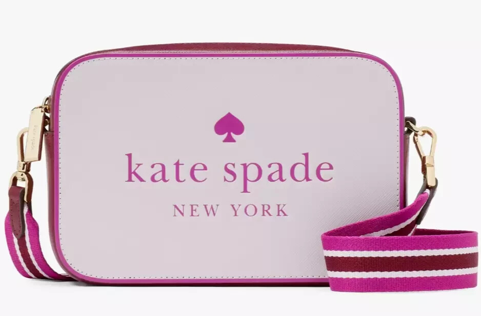 kate spade バーガンディ レザーショルダーバッグ - メルカリ