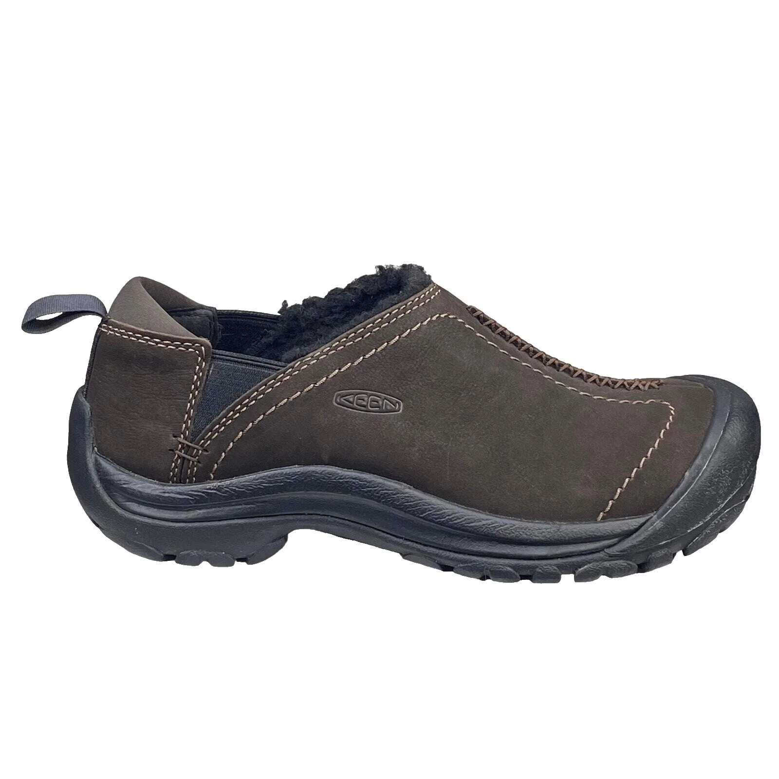 KEEN Leather Upper Brown Comfort Shoes for Women