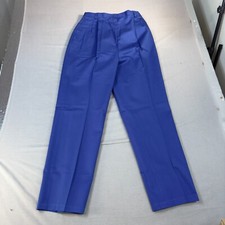 Sears Vintage Pants Size 18 Womens Slacks Blue High Rise Royal Blue USA