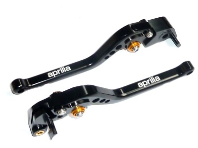 Aprilia RS660 2020-2026 Satz Brems- Und Kupplungshebel Schwarz 2-teilig