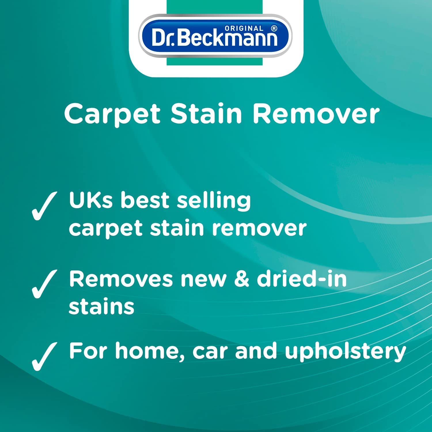 Dr. Beckmann Carpet Stain Remover Removes new and driedin stains