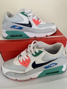 Nike Air Max 90 Ltr (grade-school) Blanco Plateado meta Blanc Argent  \