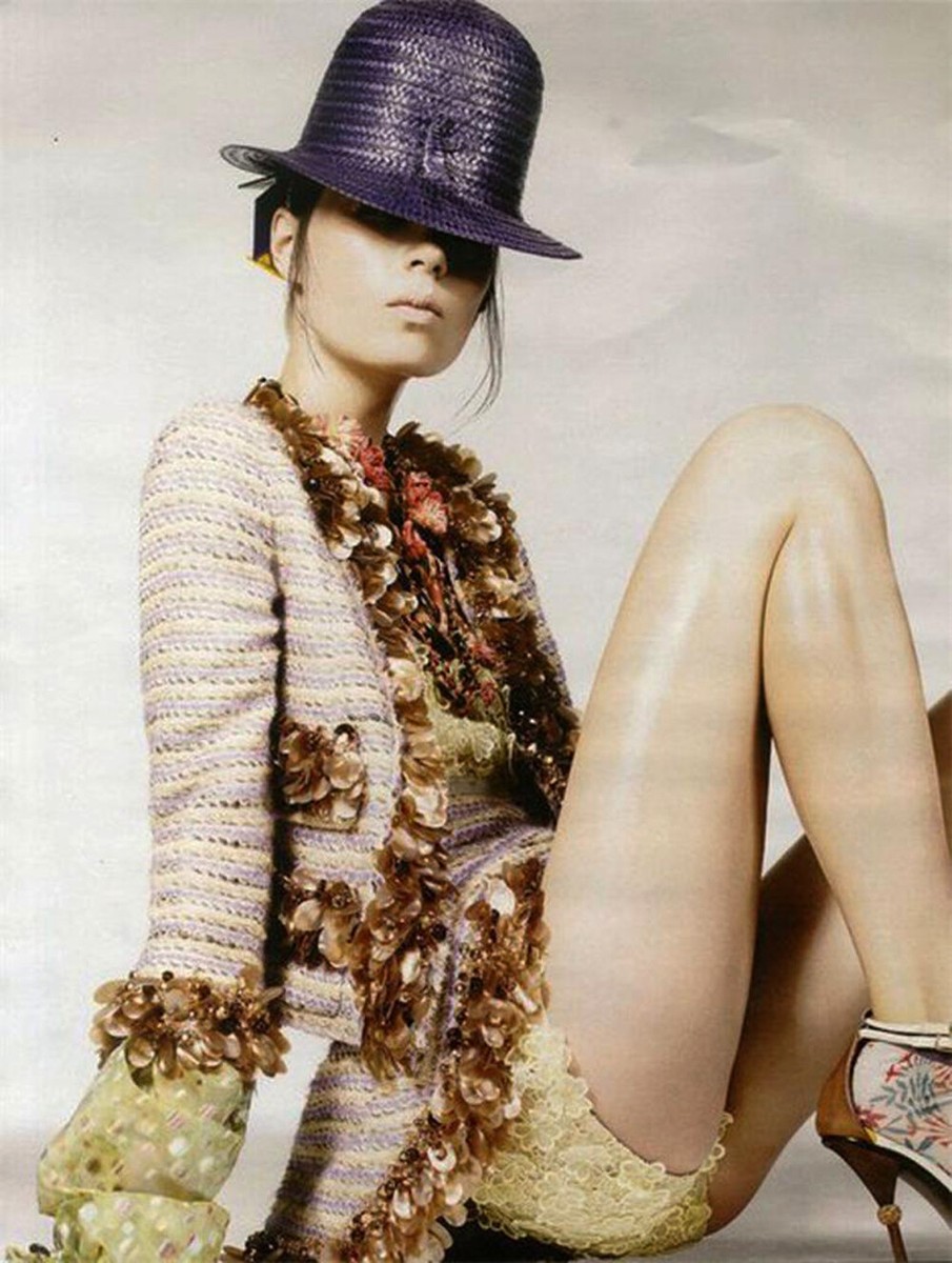 New MARC JACOBS Runway Sequins Beads Embellished Tweed Boucle