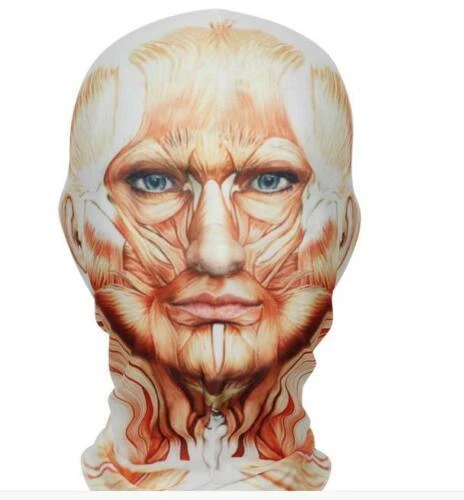 Halloween muscle headgear horror mask mask - Image 2 of 4