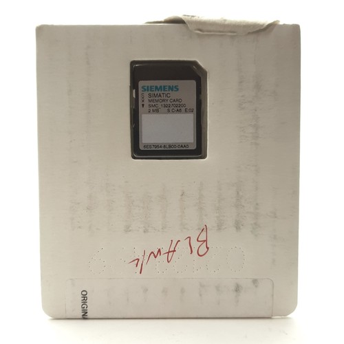 Siemens 6ES7 954-8LB00-0AA0 SIMATIC SD Memory Card, 2MB Capacity - Picture 3 of 3