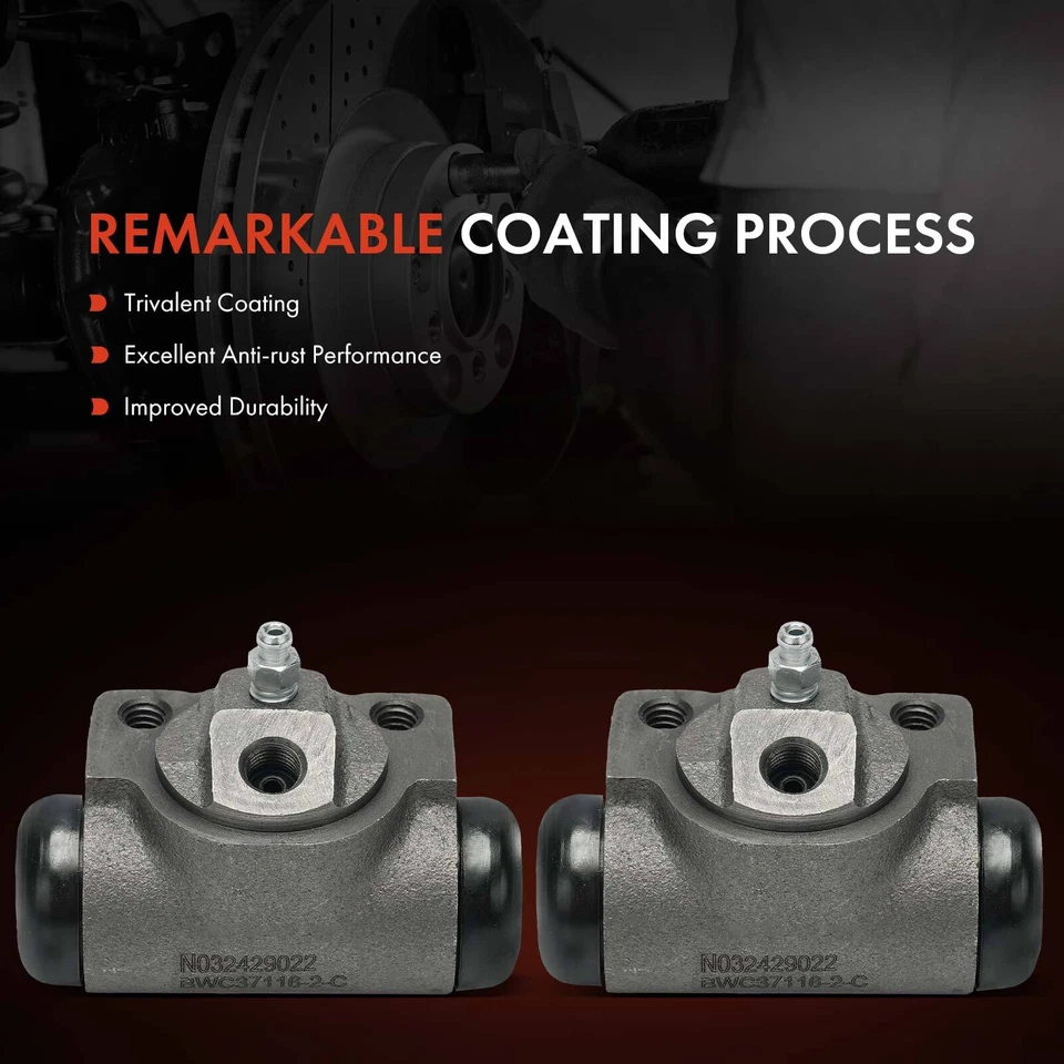 2x Cilindro de rueda de freno de tambor lateral trasero para Chevy Caprice Impala Cadillac Buick Foto 3 de 4