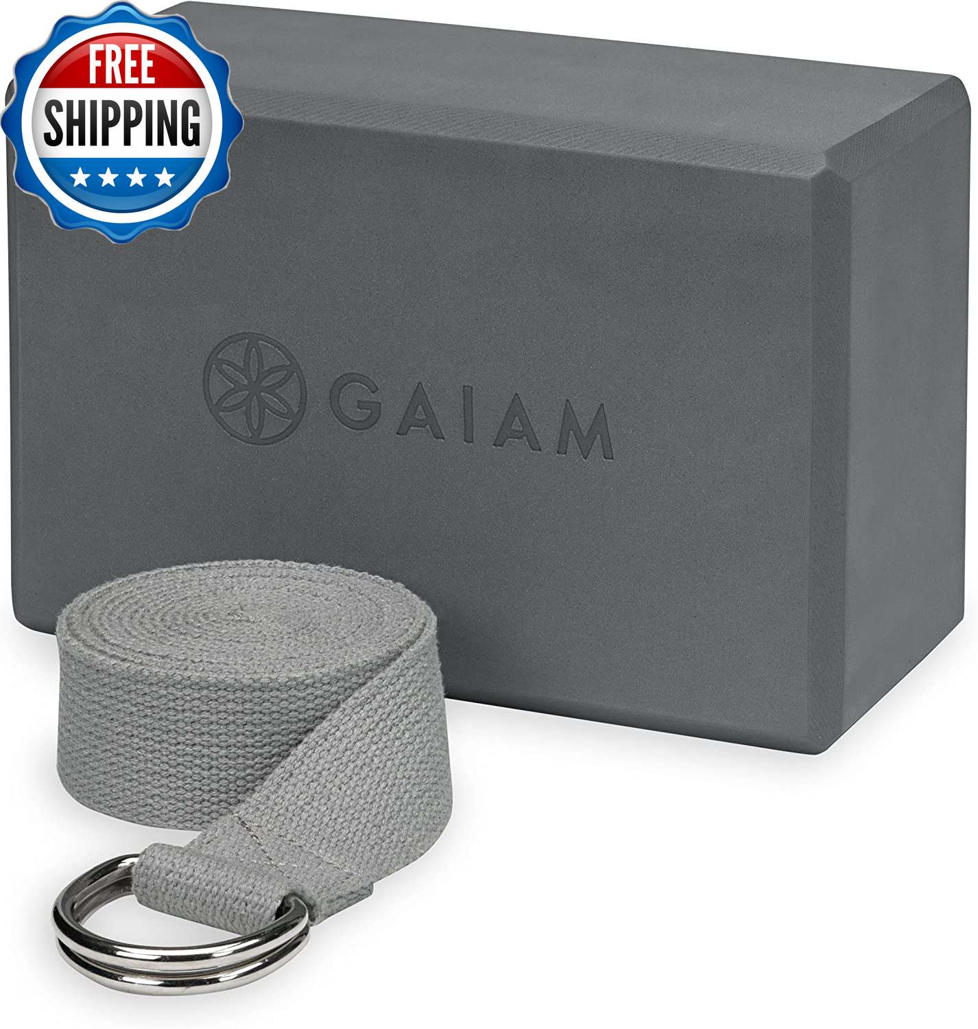 Yoga Block - Supportive Latex-Free Eva Foam - Soft Non-Slip Surface with Beveled