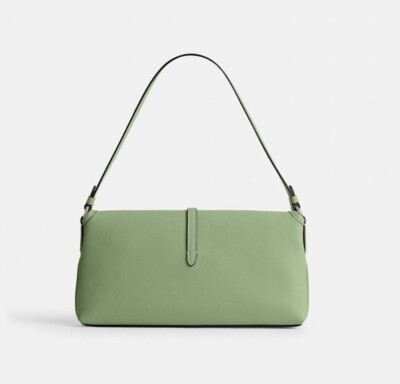 バッグ Coach Suede Hampton shoulder Bag Green Coach Suede Hampton Bag Green Vintage Used Authentic | eBay