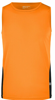 James&Nicholson Daiber JN305 Men's Running Tank Funktionelles Lauftop zweifarbig