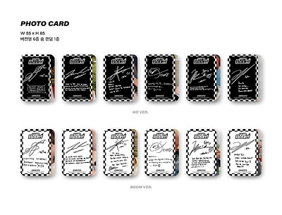 ロンジュン we boom グッズ5点 NCT DREAM] We Boom / Boom / [Boom ver.] Official Photocard