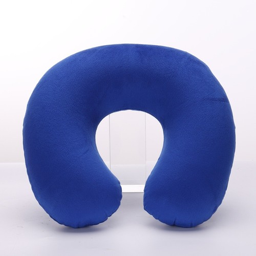 Travel U-shaped Pillow Inflatable Neck Pillow Car Head Neck Rest Air Cushion NEW - 第 14/22 張圖片