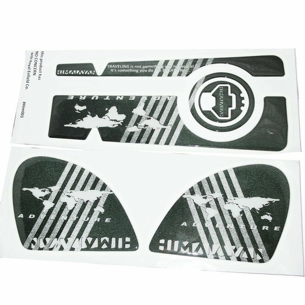 Tankdeckel Pad Sticker Schutz Aufkleber Set FüR Royal Enfield Himalaya ECS-image