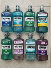 8x  LISTERINE Total Care Mundwasser  Mundsp&uuml;lung 500ml + 600ml versch. Sorte NEU