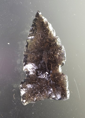 #ad Authentic Modern Reproduction of Pre 1600 Pacific Northwest Obsidian Arrowhead $12.18