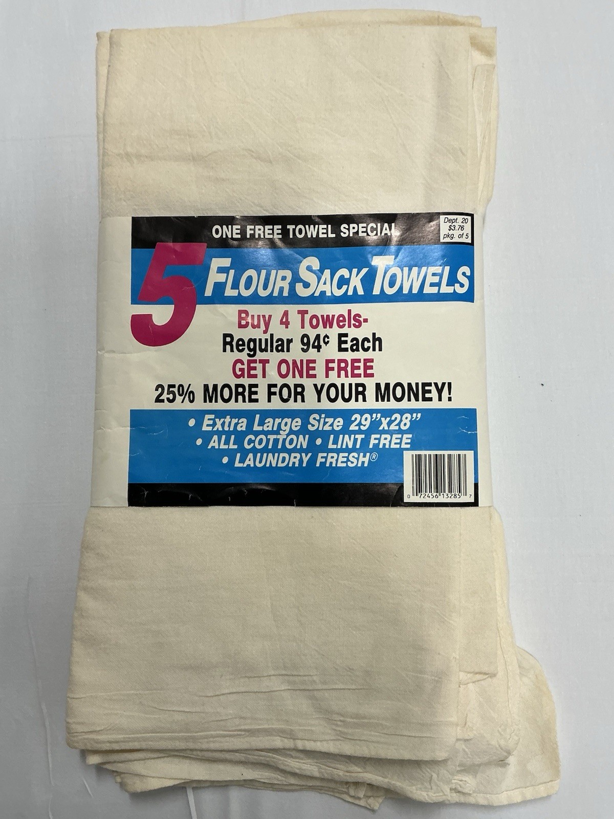 S Extra Large 29 X 28 100 Cotton, Nos