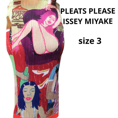 PLEATS PLEASE × Lamia Ziade 01AW ワンピース Pleats Please Issey Miyake Lamia Ziade 2001 Collaboration