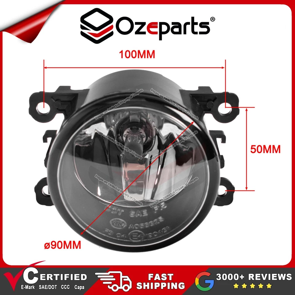 Pair LH+RH Fog Light Spot Driving Lamp For Ford Ranger PX Series 2011~2022 - image 4 of 4