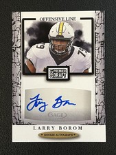 Larry Borom 2021 Sage Premium Draft Auto A-59 RC Bears