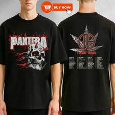 Pantera Tour Date 2025 Double-Sided Shirt, Family Metal Fan Shirt - FREE POSTAGE