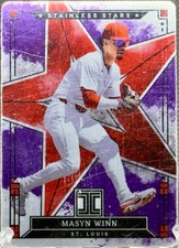 Panini Impeccable Stainless Stars Masyn Winn St. Louis Cardinals #24 /25 Metal