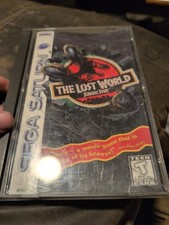 Jurassic Park The Lost World (Sega Saturn) Complete With Manual CIB Cracked Case