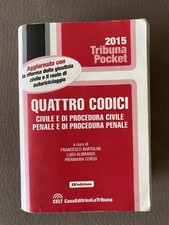 QUATTRO CODICI -CIVILE E DI PROCEDURA CIVILE PENALE E DI PROCEDURA PENALE - 2015