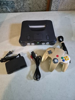 Nintendo 64 N64 Console System Bundle Control & AV Cord Complete *READ DESC*