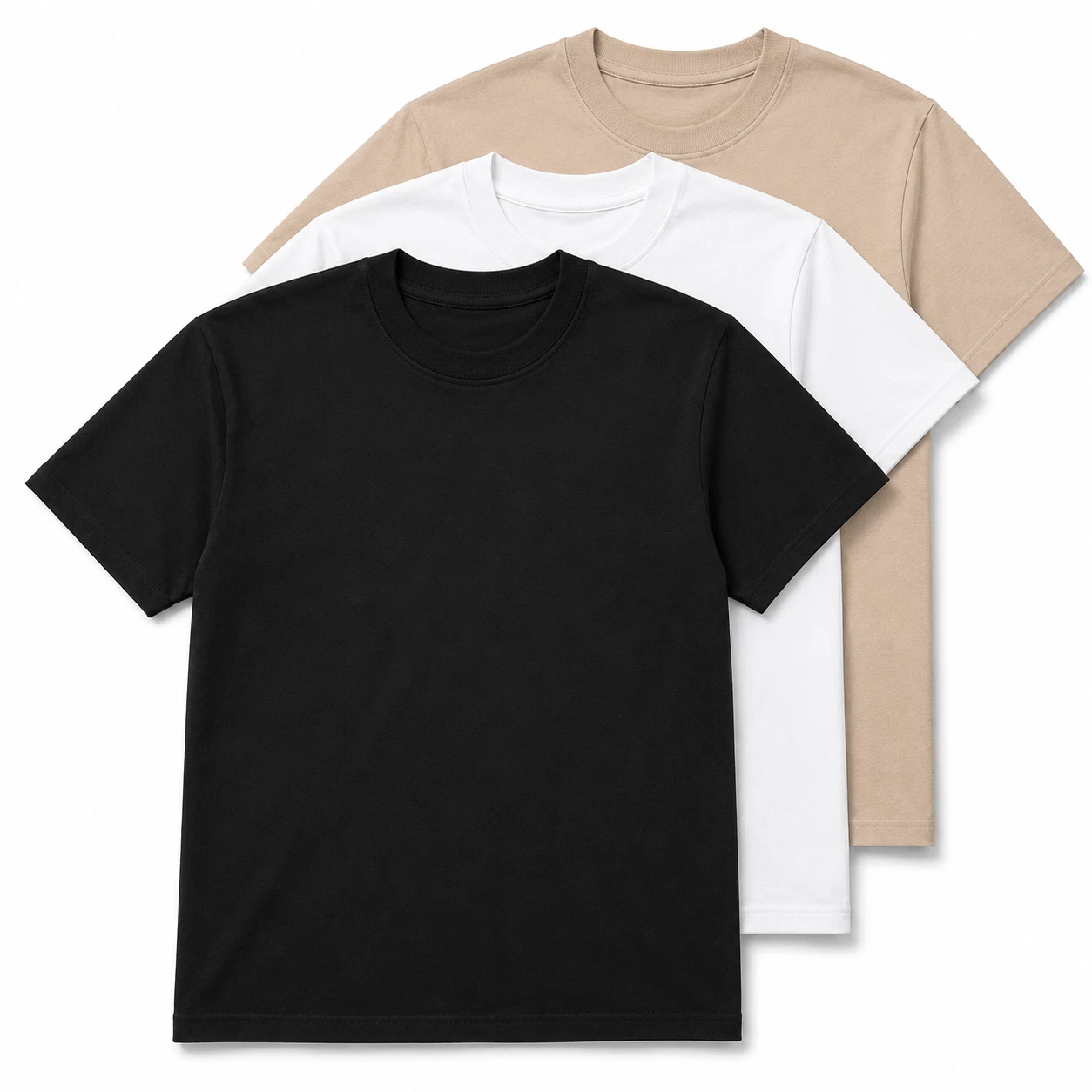 Gildan Heavy Cotton 5000 T-Shirt 3 & 5 Pack Men's Plain Crew Neck Cotton Tee image 2