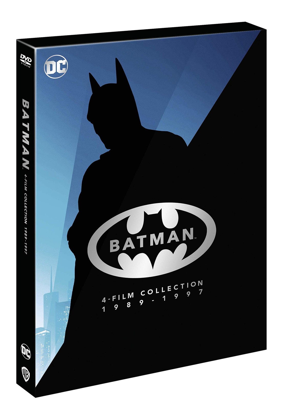 4 Dvd BATMAN 4 FILM COLLECTION 1989-1997 Dc comics serie box nuovo sigillato