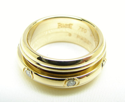 Original Piaget Damen Ring 750 Gelbgold Größe 54 Markenschmuck