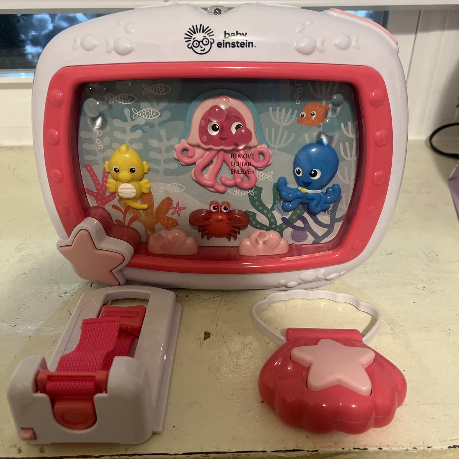 Baby Einstein Sea Dreams Soother Crib Toy Sea Life Pink Model 17428 *NEW in Box*