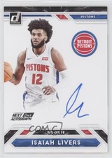 2021-22 Panini Donruss Next Day Auto Isaiah Livers #ND-ILV Auto 0i0n