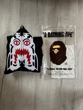 Bape Tiger Full Zip Hoodie FW23 Black Size L A Bathing Ape Authentic